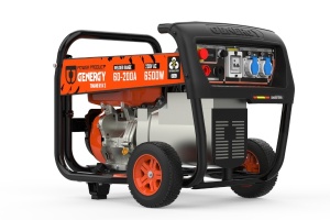 Generator de curent si sudura 6.5 kW, 200A - benzina, 230V, prize IP67 - Genergy Timanfaya II S