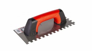 Gletiera dintata cu maner Rubiflex 28cm, 10x10mm - RUBI-75958 - Img 1