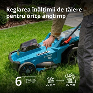Mașină de tuns iarba fără fir KS 43LM-40V - Img 6