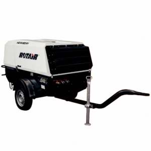 Motocompresor ROTAIR MDVN 83 ECO5 Dual Pressure 7-10bar, kit sablare/aftercooler, kit gresare omologat rutier