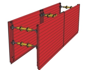 Panou sprijinire maluri CONDOR MA 2000 h 2.000 x L 3.000 mm