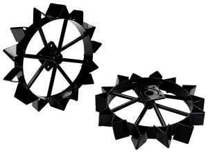 Progarden RM47 set 2 roti metalice 475x30x115mm, accesoriu motocultoare seria Campo U - Img 1