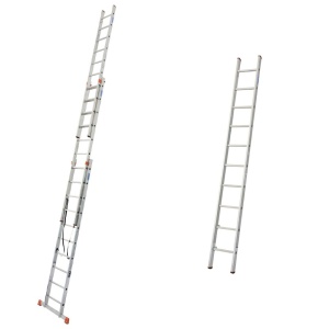 Scara multifunctionala cu functie de egalizare din aluminiu Monto Tribilo, 3x10 trepte - Img 2