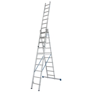 Scara multifunctionala cu functie de egalizare din aluminiu Stabilo, 3x10 trepte - Img 2