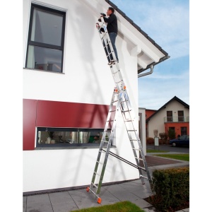 Scara multifunctionala din aluminiu Monto Tribilo, 3x10 trepte - Img 7