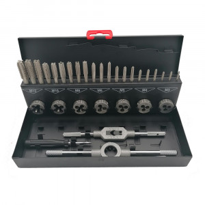 Set-Trusa Tarozi DIN 352 HSS și Filiere HSS M3-M12 - 32 piese