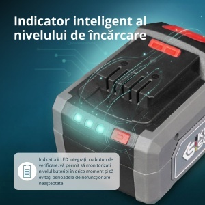 Acumulator litiu 20V, 8Ah - Konner & Sohnen - KS 20V8-2 - Img 6