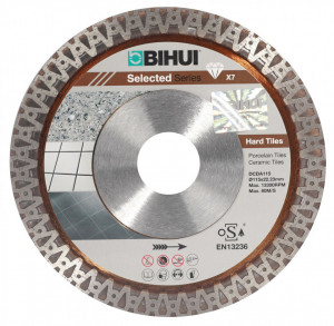 Disc Diamantat pt. Placi dure, Portelan dur, Placi ceramice 115x22.2 (mm) Super Premium - BIHUI-DCDA115 - Img 1