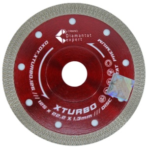 Disc DiamantatExpert pt. Portelan dur & Gresie ft. dura 125x22.2 (mm) Premium - DXDY.XTURBO.125