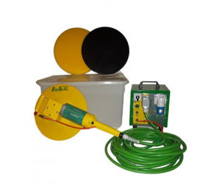 Drisca electrica - Finisare umeda tencuieli si gleturi mecanizate fara sistem de apa, cu cutie de accesorii - LS-SP11 - Img 1