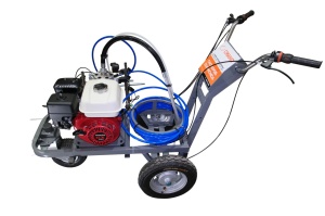 Echipament airless pentru trasat marcaje rutiere - Complet Echipat - 1/4", 2 pistoale, 3.0L/min, 5.5hp Honda - CNO-APSR-Duo-Honda - Img 3