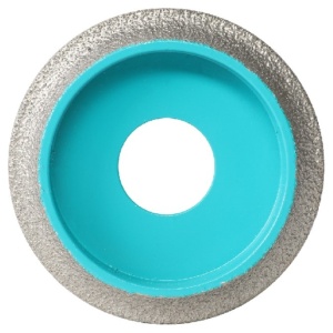 Freza diamantata pentru profilare granit, marmura, gresie Profil Semirotund , R-10mm, ∅75x22,23mm - BIHUI-DGV310