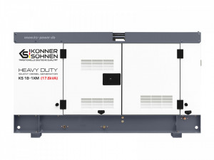 Generator de curent 17.6 kVA diesel - Heavy Duty - insonorizat - Konner & Sohnen - KS-18-1XM - Img 5