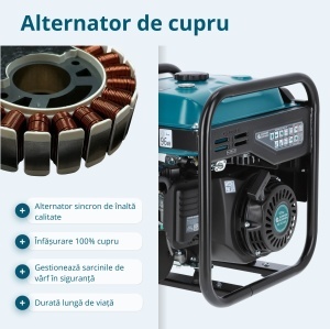 Generator de curent 3.3 kW inverter - benzina - Konner & Sohnen - KS-3300i - Img 10