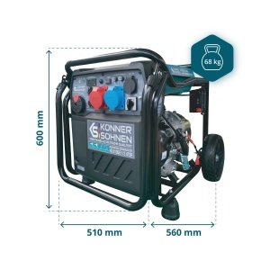 Generator de curent 8.5 kW inverter - benzina - Konner & Sohnen - KS-8100iE-1/3-ATSR - Img 9