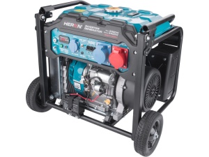 Generator de curent inverter 9 kW - benzina, 230/400V, pornire telecomanda - Heron-8896235
