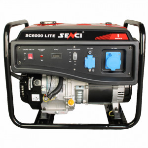 Generator de curent monofazat Senci SC-6000 LITE, Putere max. 5.5 kW