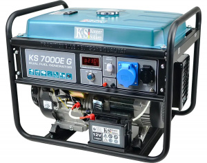 Generator pe gaz/benzina "Könner & Söhnen" KS 7000E G - Img 6
