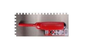 Gletiera dintata cu maner plastic 28cm, 8x8mm - RUBI-25905 - Img 6