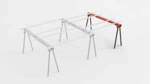 Masa modulara de lucru pt. placi ceramice de dimensiuni mari, 150x150cm, Multi Bench - Battipav-11201 - Img 4