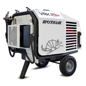 Motocompresor ROTAIR VRK FIBRA presiune 15 bar debit 1000 l/min motor Honda GX 690 22,5 cp