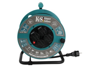Prelungitor cu tambur / Rola 25m Cablu - KS-CR-25M - Img 13