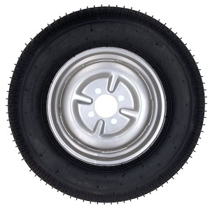 ProGARDEN Set roti complete profil rutier 5.00-12, 4 prezoane, RIM 3.00B