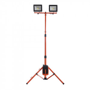 Redback ED40 Stand proiectoare LED acumulatori 40V, 2x20W, solo