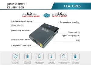 Redresor auto cu compresor KS JSP-1200 - Img 6