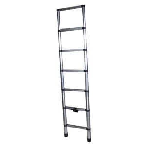 Scara telescopica aluminiu BISONTE STR1020 7 trepte,inaltime maxima 2.0 m