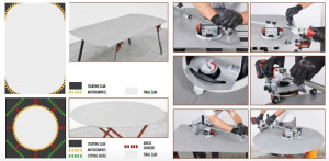 Sistem electric de taiere pt. placi Moto-Kompass (fara polizor) - taieri circulare - Raimondi-433KOMOHR - Img 4