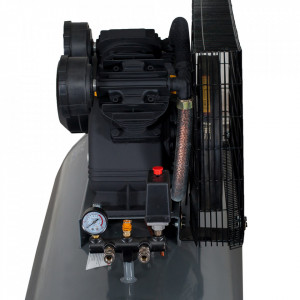 Stager HMV0.6/370 compresor aer, 370L, 8bar, 600L/min, trifazat, angrenare curea - Img 2