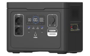 Statie acumulator portabil pentru incarcare electrica LongLife, LiFePO4, Generator Solar Power Station - 1500W, 1488Wh - WP-PS1500UPS - Img 1