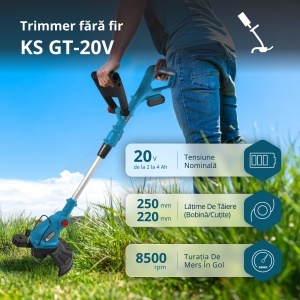 Trimmer fără fir KS GT-20V - Img 2