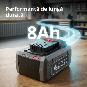 Acumulator litiu 20V, 8Ah - Konner & Sohnen - KS 20V8-2 - Img 3