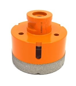 Carota diamantata pt. placi dure & gresie portelanata - diam. 68mm - 3D Tech - Super Premium - DXDY.NEODRILL.68 - Img 1