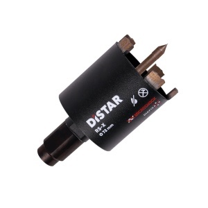 Carota diamantata RS-X pt. beton si beton armat - 5 segmenti turbo diam. 72mm, ax M16/M18 (burghiu de centrare inclus) - Premium - DiStar-11143158064