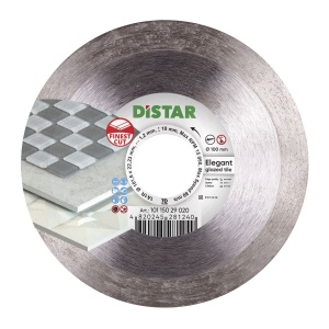 Disc diamantat DiStar Elegant ultra-fin pt. Gresie portelanata, placi glazurate - 101.6x22.23 (mm) Super Premium - DiStar-10115029020