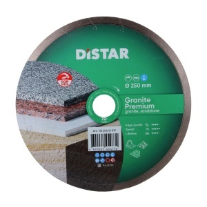 Disc diamantat DiStar Granite pt. Granit, marmura, placi ceramice - 250x25.4 (mm) Premium - DiStar-11320061019