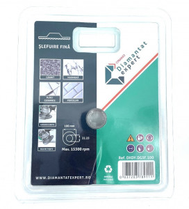 Disc DiamantatExpert Galvanizat pentru Slefuit Fin in Placi Ceramice, Portelan, Piatra, Metal 100 x 22,23 mm - DXDY.DGSF.100 - Img 5