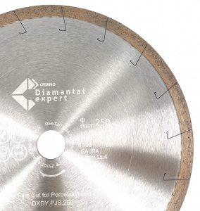 Disc DiamantatExpert pt. Taieri Extra Fine in Portelan Dur 250x25.4 (mm) Ultra Premium - DXDY.PJS.250.25 - Img 8