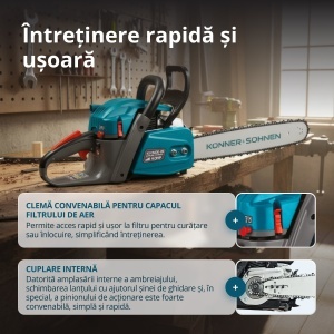 Drujbă pe benzină KS CS40G-20 - Img 10
