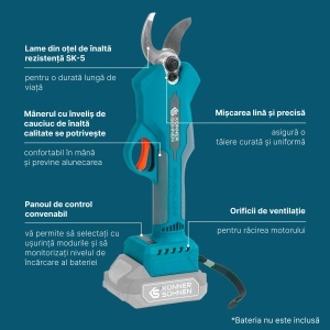 Foarfecă de grădină fără fir KS CPS20V-32 - Img 6