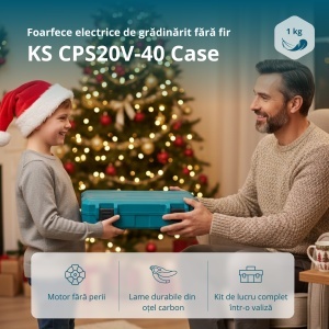 Foarfecă de tăiat fără fir KS CPS20V-40 Case - Img 2
