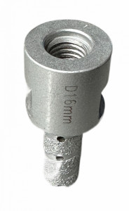 Freza tip deget pt. frezari in gresie portelanata si piatra - diametrul 16mm - prindere M14 - DXDH.80407.Finger - Img 3
