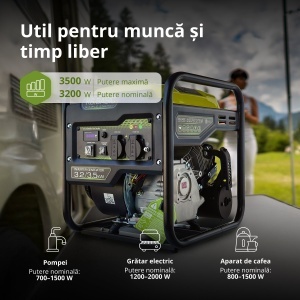 Generator de curent 3.5 kW inverter BASIC - benzina - Konner & Sohnen - KSB-35i - Img 12