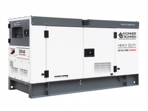 Generator de curent 33 kVA diesel - Heavy Duty - insonorizat - Konner & Sohnen