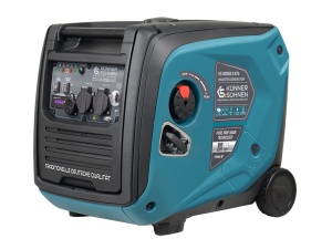 Generator de curent 4 kW inverter - benzina - insonorizat - Konner & Sohnen - KS-4000iE-S-ATS - Img 1