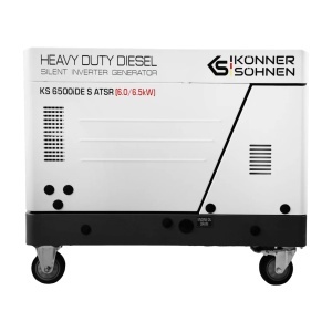 Generator de curent 6.5 kW inverter, insonorizat - DIESEL - Konner & Sohnen - KS-6500iDЕ-S-ATSR - Img 3