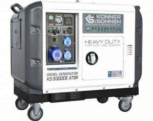 Generator de curent 7.0 kW diesel - Heavy Duty - insonorizat - Konner & Sohnen - KS-9300DE-ATSR-Super-Silent - Img 3
